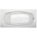 Jacuzzi JAMS7236WLR2CHY Oyster 72" x 36" Whirlpool Bath