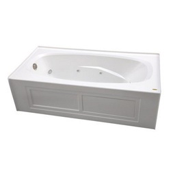 JAMS7236WLR2HXY Amiga 72"x 36" Whirlpool Bath - Oyster