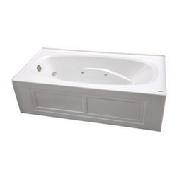 JAMS7236WRL2HXB Amiga 72"x 36" Whirlpool Bath - Black