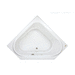 Jacuzzi JCAP6060WCR2CHW White 60" Corner Whirlpool Bath