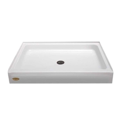 JCAY4834SCXXXXY Cayman Single Threshold 48'' and Larger Shower Base - Oyster JCAY4834SCXXXXY Cayman Single Threshold 48'' and Larger Shower Base - Oyster