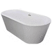 Jacuzzi JCEF5932BCXXXXW White / Chrome Trim 60'' x 32'' Soaking Tub