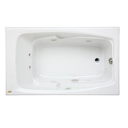 JCET6036WRL2CHY Cetra 60'' x 36'' Whirlpool Bath - Oyster