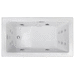 Jacuzzi JELA7242WLR2HXWW White / White 72" x 42" Whirlpool Bath