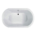 Jacuzzi JDUE6042BCX2CXW White 60'' x 42'' Soaking Tub