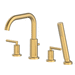 Jacuzzi JRC95818 Brushed Bronze Deck Mount Tub Faucet
