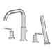 Jacuzzi JRC95826 Brushed Nickel Deck Mount Tub Faucet
