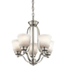 Kichler KK1788NI Brushed Nickel Mid Sized Chandelier