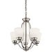 Kichler KK1788NIL18 Brushed Nickel Mid Sized Chandelier