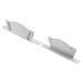 Kichler KK1TEE4W3RCSSIL Silver Linear Cabinet Light