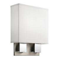  Santiago Multi Bulb Wall Sconce - Brushed Nickel & Chrome