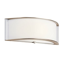  Arcola 1 Bulb Wall Sconce - Polished Nickel