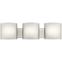  3 Bulb Bathroom Lighting - Brushed Nickel