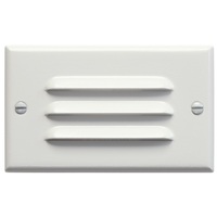  Step and Hall Light Louvered Hallway Step Light - White