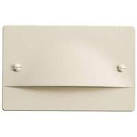  Step and Hall Light Louvered Hallway Step Light - Almond