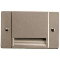  Step and Hall Light Louvered Hallway Step Light - Brushed Nickel