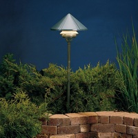  One Tier Path Lighting Landscape Light - Textured Architectural Bronze