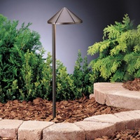  Six Groove Path Lighting Landscape Light - Textured Architectural Bronze