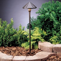  Center Mount Path Lighting Landscape Light - Textured Architectural Bronze