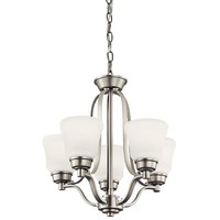  Langford Mid Sized Chandelier Chandelier - Brushed Nickel