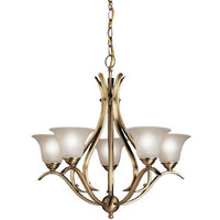  Dover Mid Sized Chandelier Chandelier - Antique Brass