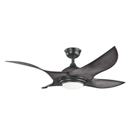  Shuriken Large Fan (52'' to 59'') Ceiling Fan - Satin Black