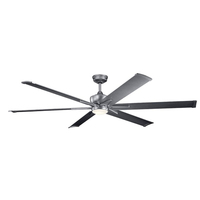  Szeplo Patio Oversize Fan (60'' and Larger) Ceiling Fan - Weathered Steel Powder Coat