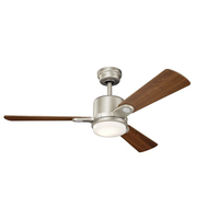  Celino Medium Fan (42'' to 51'') Ceiling Fan - Brushed Nickel