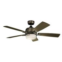  Leeds Large Fan (52'' to 59'') Ceiling Fan - Brushed Nickel