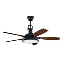  Hatteras Bay Large Fan (52'' to 59'') Ceiling Fan - Distressed Black