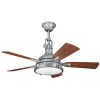  Hatteras Bay Medium Fan (42'' to 51'') Ceiling Fan - Galvanized Steel