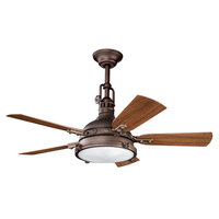  Hatteras Bay Medium Fan (42'' to 51'') Ceiling Fan - Weathered Copper Powder Coat