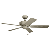  Enduro Large Fan (52'' to 59'') Ceiling Fan - Antique Satin Silver