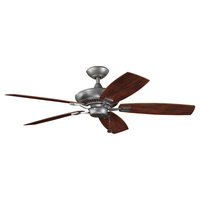  Canfield Large Fan (52'' to 59'') Ceiling Fan - Weathered Steel Powder Coat