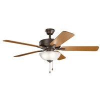  Basics Pro Select Large Fan (52'' to 59'') Ceiling Fan - Satin Natural Bronze