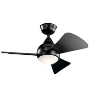  Sola Small Fans (up to 38'') Ceiling Fan - Satin Black