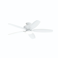  Renew Designer Large Fan (52'' to 59'') Ceiling Fan - Matte White