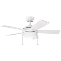  Starkk Medium Fan (42'' to 51'') Ceiling Fan - Matte White