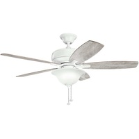  Terra Select Large Fan (52'' to 59'') Ceiling Fan - Matte White