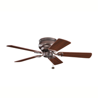  Stratmoor Medium Fan (42'' to 51'') Ceiling Fan - Oil Brushed Bronze / Walnut