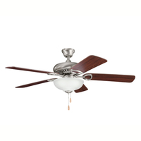  Sutter Place Select Large Fan (52'' to 59'') Ceiling Fan - Antique Pewter / Cherry
