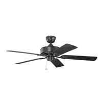  Renew Patio Large Fan (52'' to 59'') Ceiling Fan - Satin Black