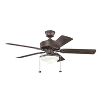  Renew Select Patio Large Fan (52'' to 59'') Ceiling Fan - Tannery Bronze Powder Coat