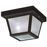  Utilitarian Ceiling Ceiling Mounted - Painted Black
