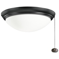  Low Profile Ceiling Fan Light Kit Light Kits & Accessories - Satin Black