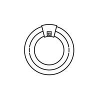  Circline Compact Fluorescent Light Bulb - White