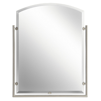  Structures Unique Shape Mirror - Brushed Nickel