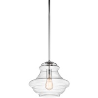  Everly Down Light Pendant Light - Chrome