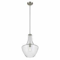  Everly Entrance / Foyer Pendant Light - Brushed Nickel