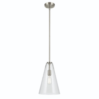  Everly Down Light Pendant Light - Brushed Nickel